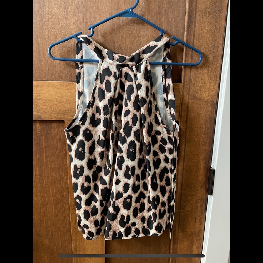 Shein Cheetah Print Blouse